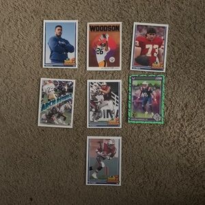Football cards (value unknown)